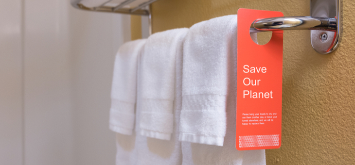 Not having your hotel towels washed may be doing more harm than good