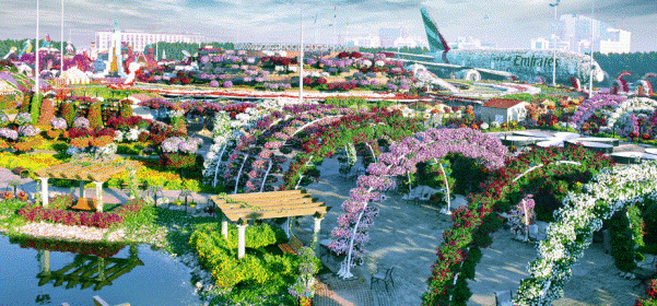 World’s largest flower garden