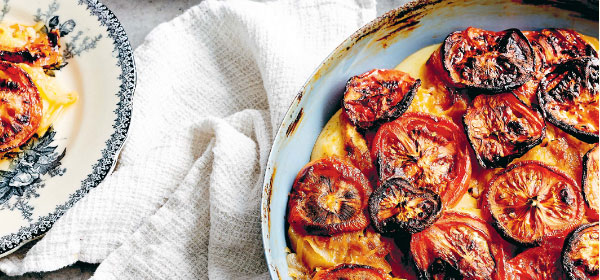 Heart-warming Potato, Tomato and Eggplant Bake