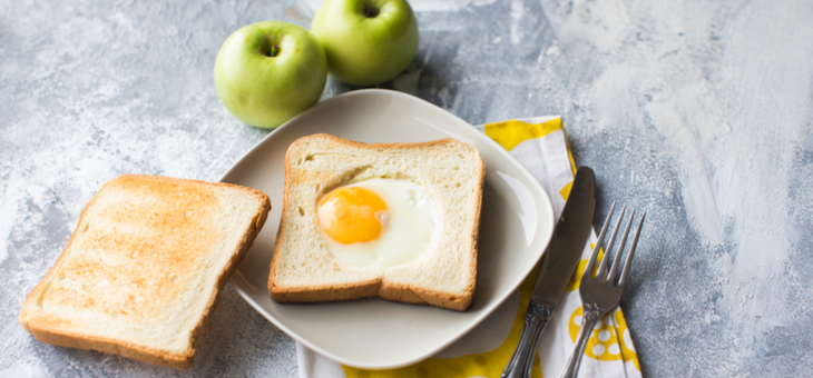 Classic Egg in the Hole – a brekky favourite