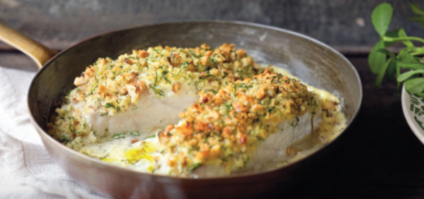 One-Pan Baked Rockling