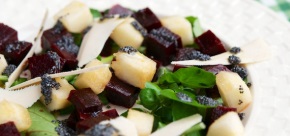 Asparagus, Pear and Baby Beetroot Salad