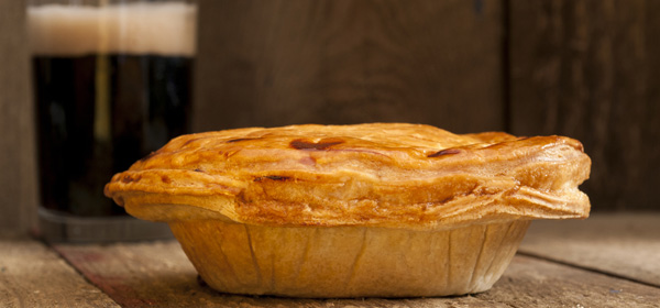 Beef, stout and pea pie