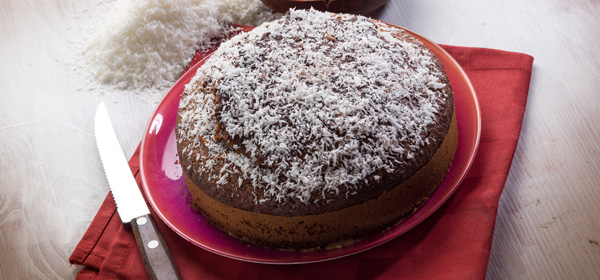 (Almost) Sin-Free Coconut Cake