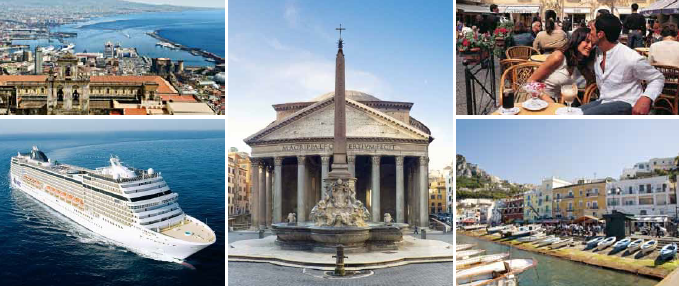 Voyage of Mediterranean discovery, MSC Cruises, Italy, Europe, Rome, 14-night, Flights, Cruise, Mediterranean, Travel