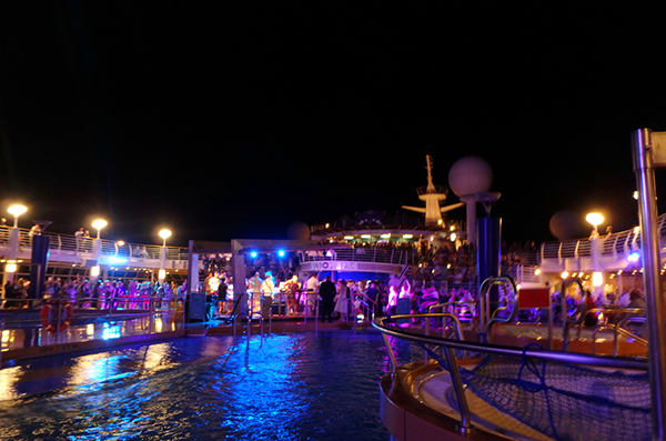 night time dance party on board the explorer of the seas superliner