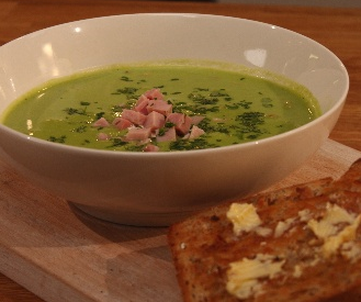 Pea and Ham Slow Cooker Soup, Recipe, Comfort Food, Party