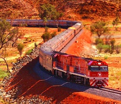 The Ghan from Adelaide to Darwin