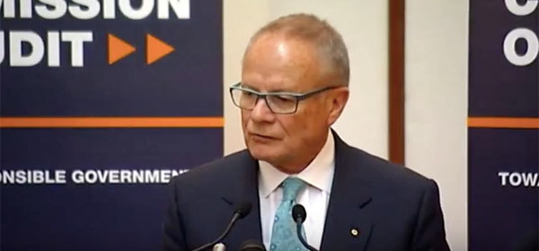 How much was Tony Shepherd paid for chairing Commission of Audit?